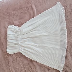 MA*RS White Tube Top Dress